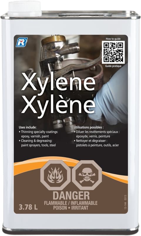 Recochem 13-144 Xylene Solvent, Liquid, Aromatic, Clear, 3.78 L, Case – image 1