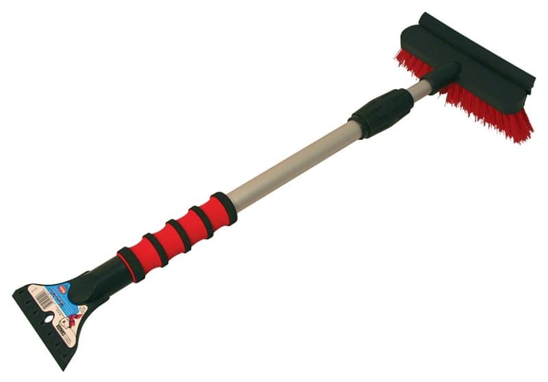 Mallory 511-E Snow Broom, 7 in W Blade, Nylon/Polyethylene Blade, 36 in OAL, Foam Handle, Assorted – image 1