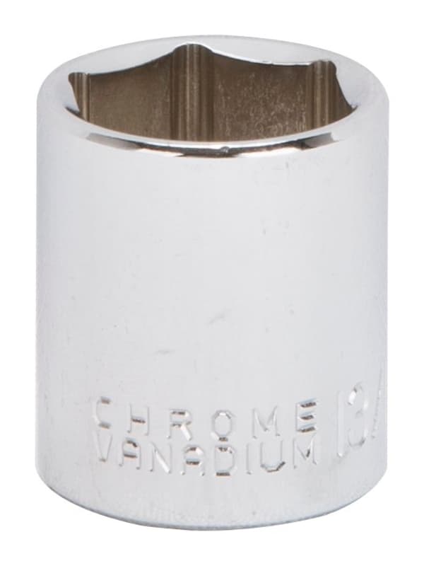Vulcan MT6495386 Drive Socket, 13/16 in Socket, 3/8 in Drive, 6-Point, Chrome Vanadium Steel, Chrome – image 1