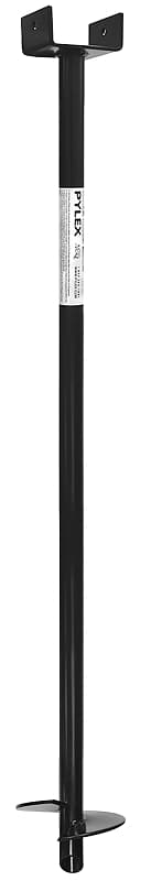Pylex 10505/10500 Screwable Deck Post, Steel, Powdered – image 1