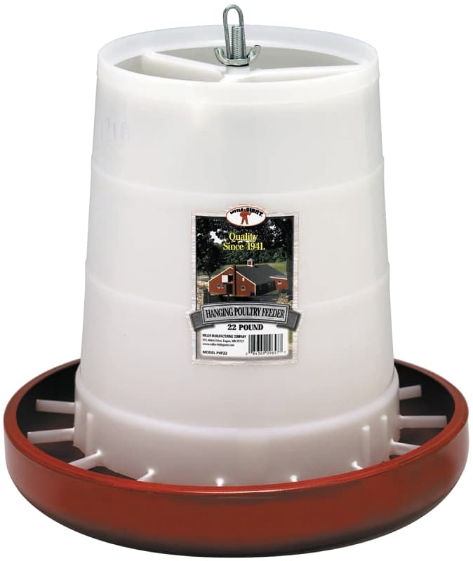 Little Giant PHF22 Poultry Feeder, 22 lb Capacity, Plastic – image 1
