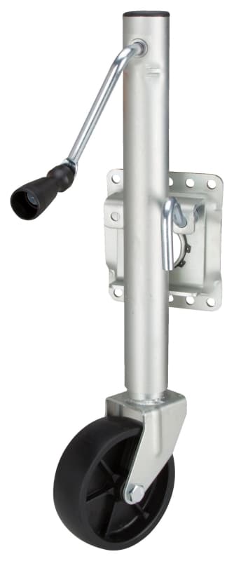 Vulcan HBB15 Trailer Jack, 1000 lb Lifting, 22-3/4 in Max Lift H, Spiral Lifting, 16-1/2 to 26-1/2 in OAH, Steel – image 1