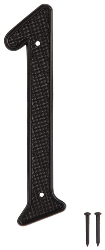 ProSource N-011-PS House Number, Character: 1, 4 in H Character, 1.1 in W Character – image 1