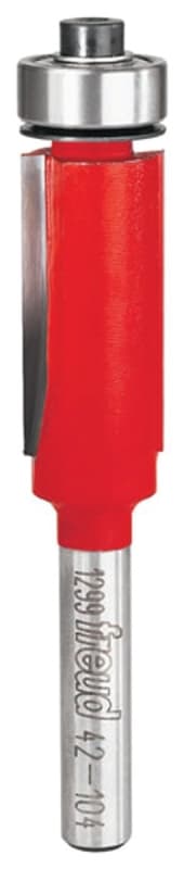 Freud 42-104 Router Bit, 1/2 in Dia Cutter, 2-13/16 in OAL, 1/4 in Dia Shank, 2-Cutter, Carbide – image 1
