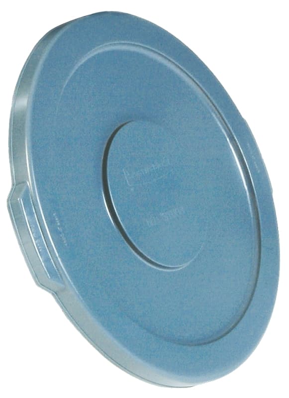 Rubbermaid FG260900GRAY Lid, 10 gal, Plastic, Gray, For: Brute #2610 10 gal Container – image 1