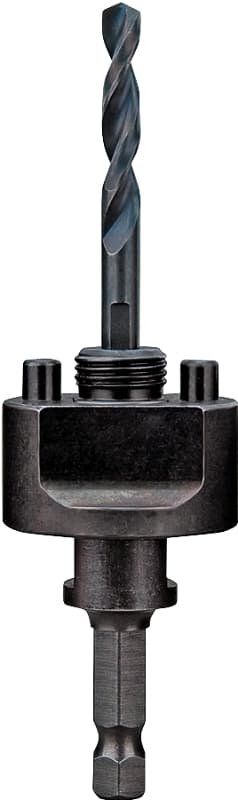 Milwaukee 49-56-7250 Hole Saw Arbor, 5/8-18 Thread, 3/8 in Shank, Hex Shank – image 1