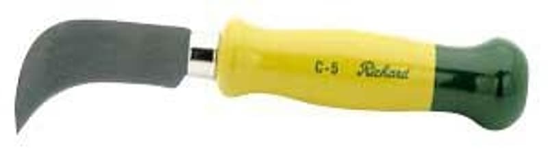 Richard 505 Short Point Flooring Knife, Chrome Vanadium Steel Blade, Ergonomic Handle, Birchwood Handle – image 1