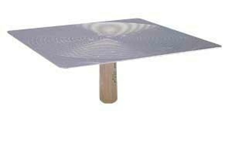 Hyde Richard Series 705 Drywall Hawk, 13 in L Blade, 13 in W Blade, Aluminum, Comfortable Handle, Wood Handle – image 1