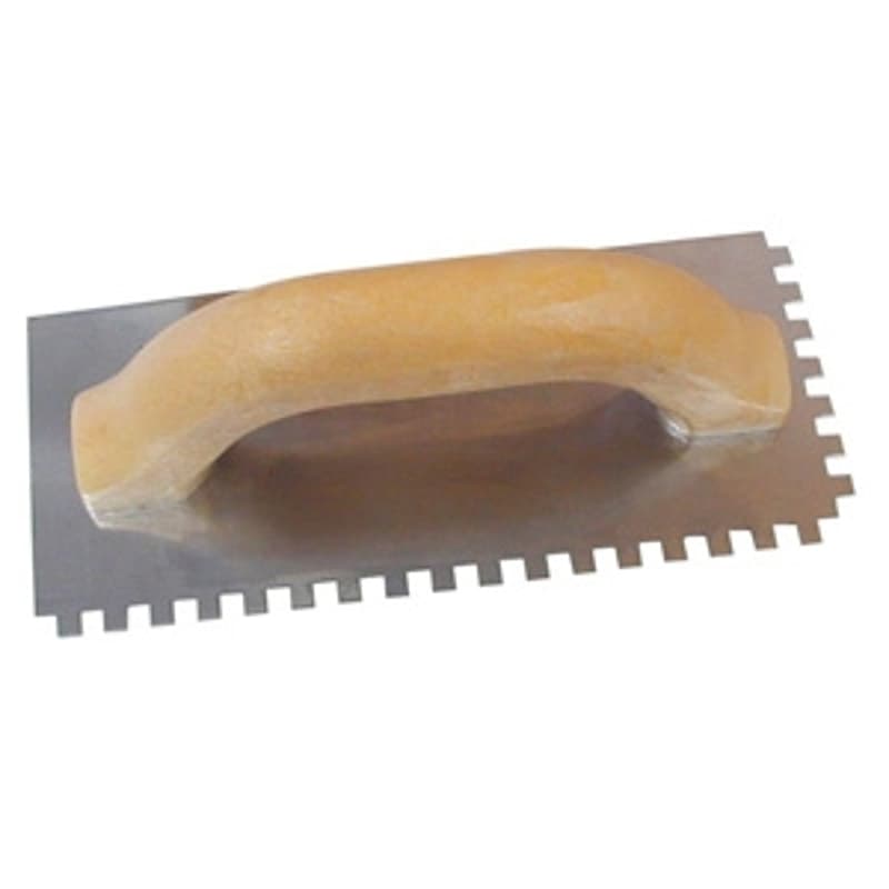 Richard 07413 Ceramic Trowel, 9 in L, 4 in W, Square Notch – image 1