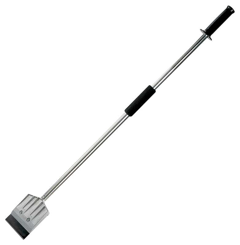 Richard 13348 Floor Scraper, 4 in L Blade, 4 in W Blade, HCS Blade, Foam Grip Handle, PVC/Steel Handle – image 1