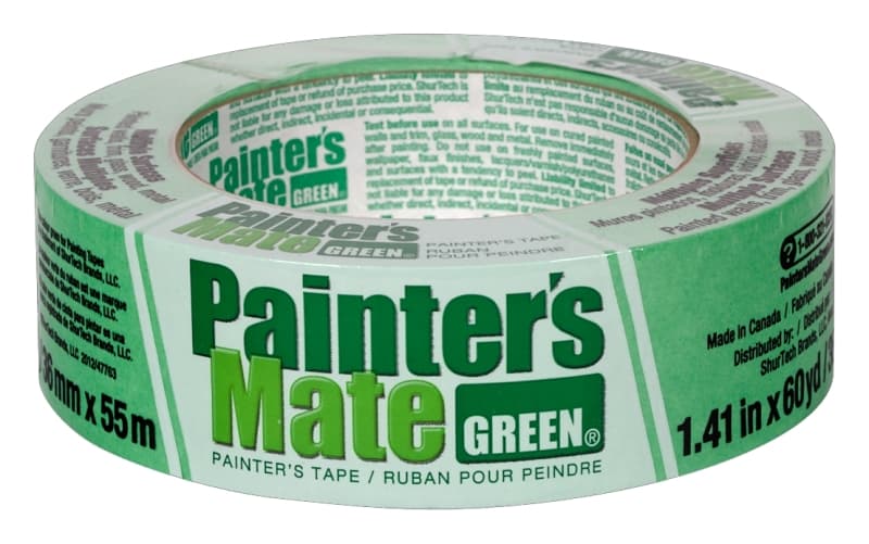 Painter's Mate 667017 Painter's Tape, 60 yd L, 1.41 in W, Green – image 1
