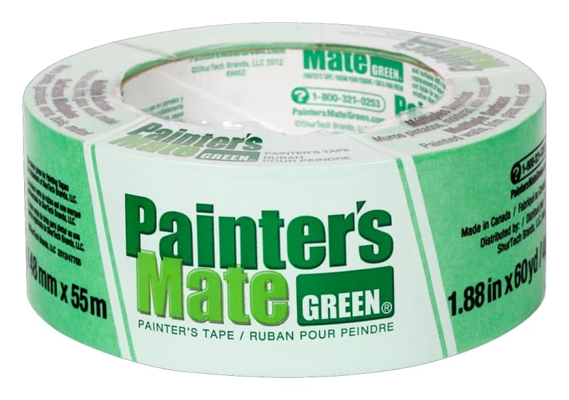 Painter's Mate 667016 Painter's Tape, 60 yd L, 1.88 in W, Green – image 1