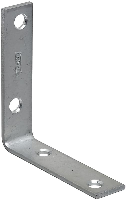 National Hardware 115BC Series N266-395 Corner Brace, 3 in L, 3/4 in W, Steel, Zinc, 0.11 Thick Material – image 1