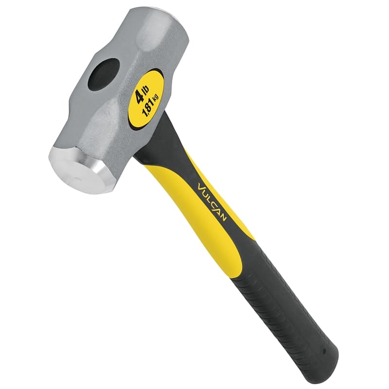 Vulcan 34502 Engineer Hammer, 4 lb Head, Forged Milled Head, Steel Head – image 1