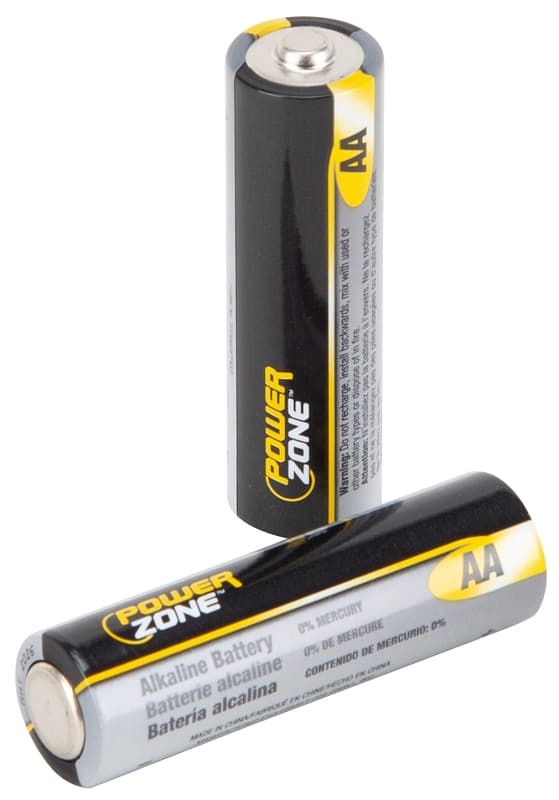 PowerZone LR6-4P-DB Battery, 1.5 V Battery, AA Battery, Zinc, Manganese Dioxide, and Potassium Hydroxide – image 1