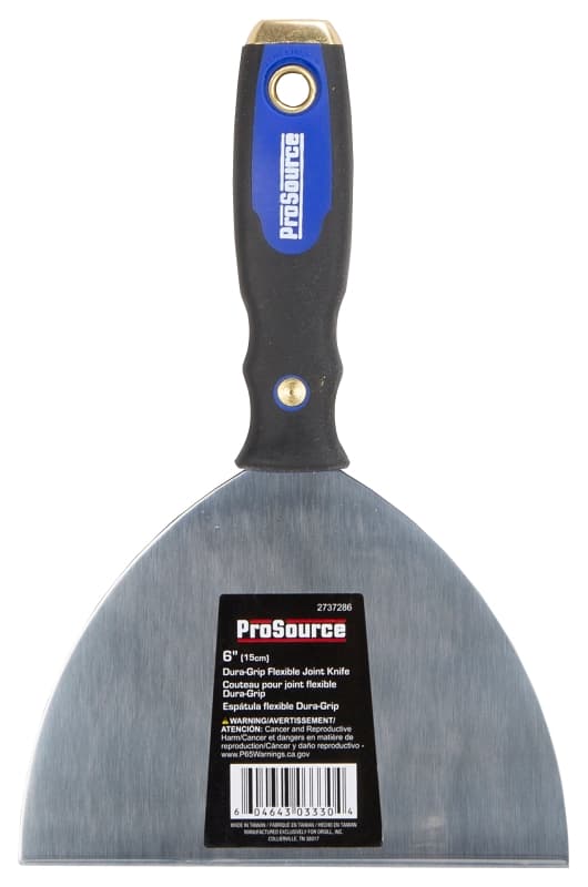 ProSource 03330 Joint Knife, 4-1/4 in W Blade, 6 in L Blade, HCS Blade, Full-Tang Blade, Dura-Grip Handle, TPR/PP Handle – image 1
