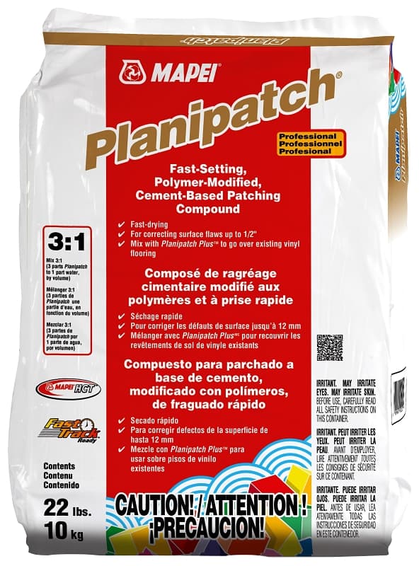 Mapei 10922000 Patching Compound, Gray, 22.7 lb, Bag – image 1