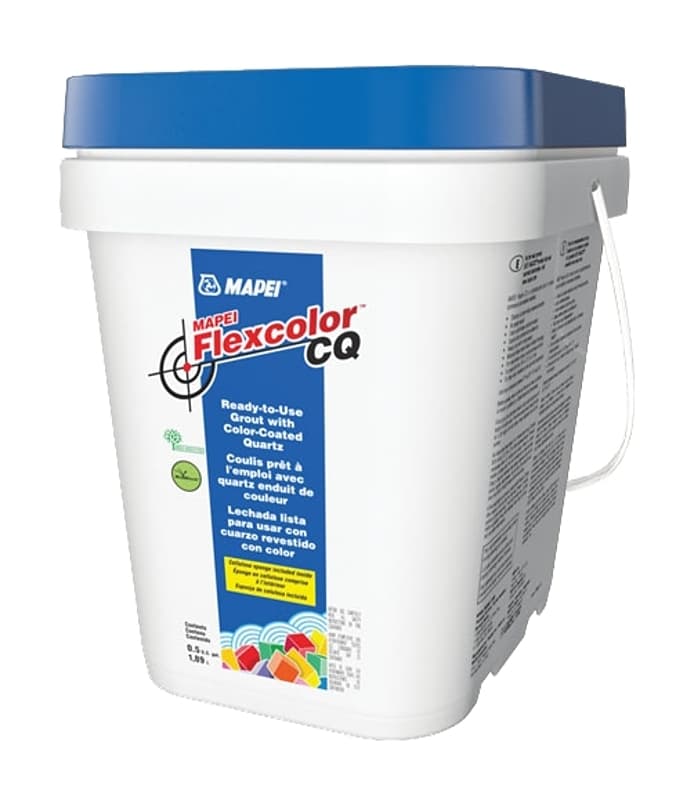 Mapei Flexcolor CQ Series 4KA522002 Ready-to-Use Grout with Color-Coated Quartz, Eggshell, 0.5 gal Pail – image 1