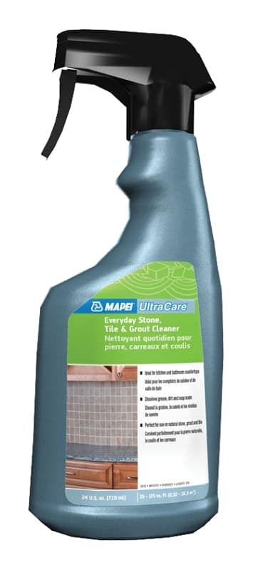 Mapei 01024021 Stone Tile and Grout Cleaner, 710 mL, Bottle, Liquid, Characteristic, Colorless – image 1