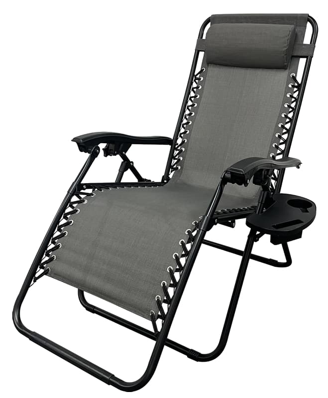 Seasonal Trends HCIHQB2401 Zero Gravity Sling Relaxer Chair, 25.6 in W, 33.07 in D, 43.11 in H, 250 lb Capacity – image 1