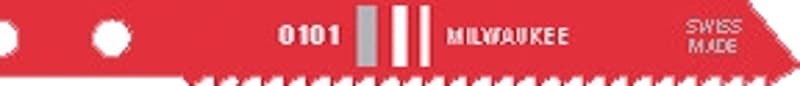 Milwaukee 48-42-0120 Jig Saw Blade, 9/32 in W, 2-3/4 in L, 18 TPI, High-Speed Steel Cutting Edge – image 1