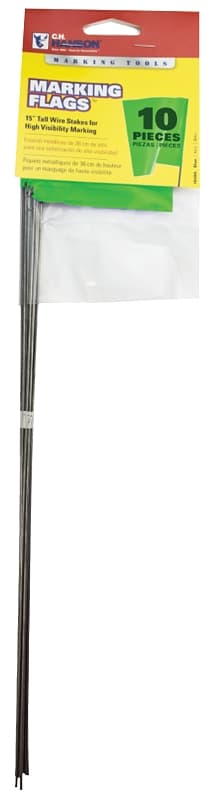CH Hanson 15067 Stake Flag, 15 in L, Lime, PVC – image 1