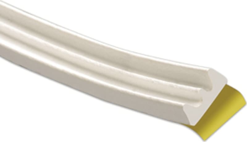 Climaloc CF22000 Foam Tape, 11/32 in W, 17 ft L, 5/32 in Thick, EPDM Rubber, White – image 1