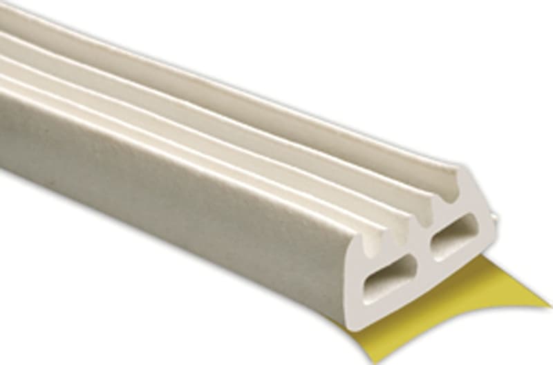 Climaloc Plus CF22005 Foam Tape, 19/32 in W, 8-1/2 ft L, 5/16 in Thick, EPDM, White – image 1