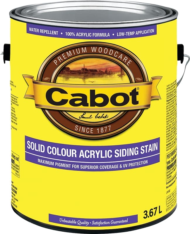 Cabot 800 Series 0808C Siding Stain, Brown, Liquid, 3.43 L – image 1