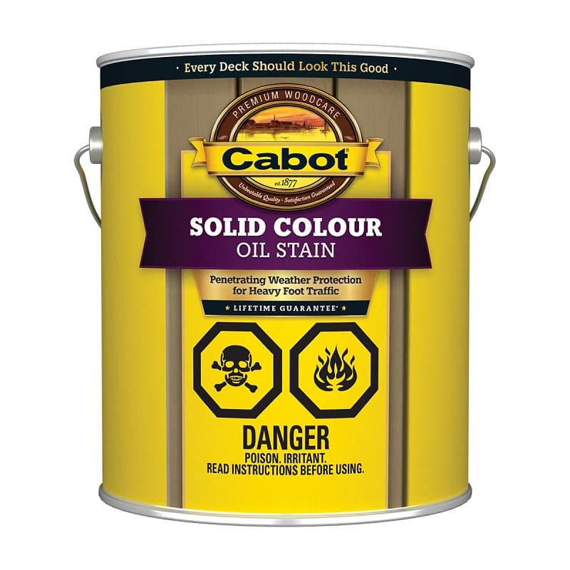 Cabot 7600 Series 7601C Deck Stain, White – image 1