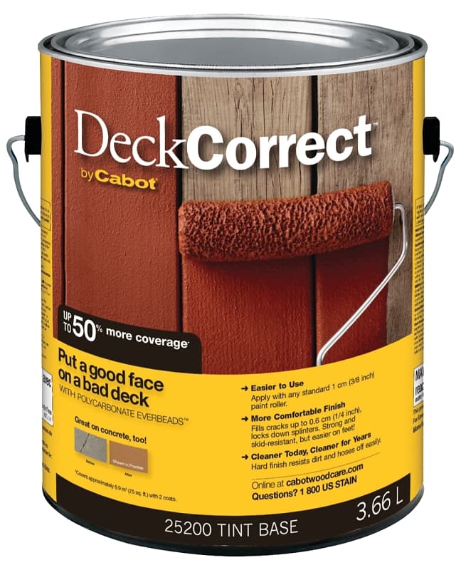 Cabot Deck Correct 25200 Series 142.0025200.007 Deck Stain, Liquid, 1 gal, Can – image 1