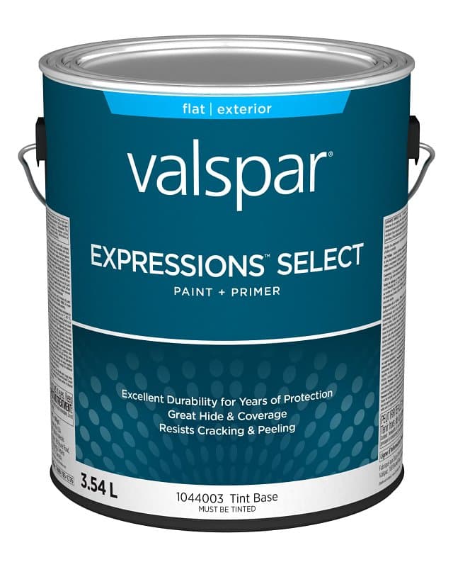 Expressions Select 029.1044003.007 Exterior Latex Paint and Primer, Acrylic, Flat, Tint Base, 1 gal – image 1