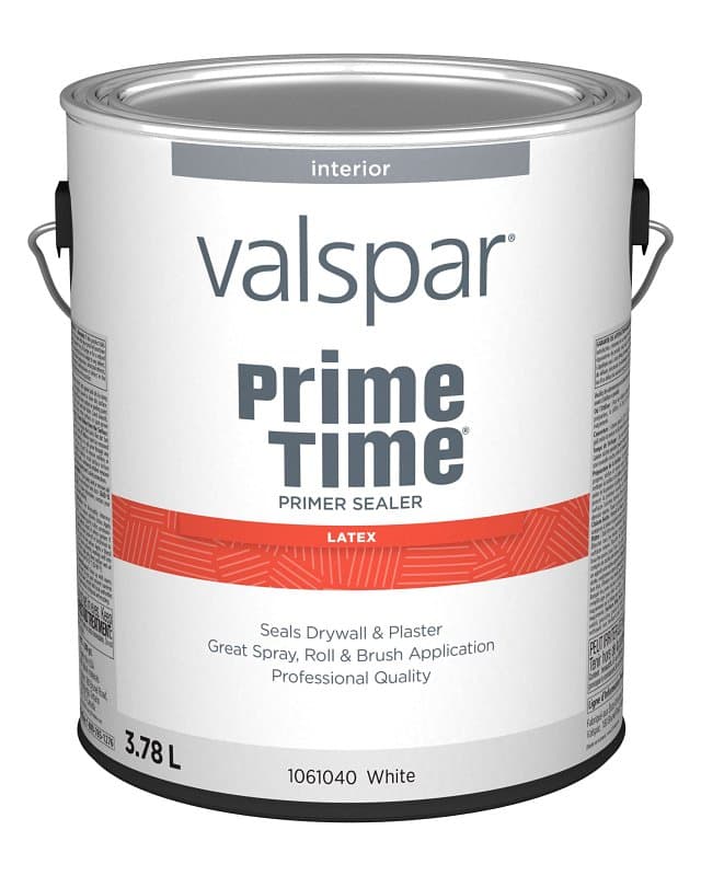 Valspar Prime Time 029.1061040.007 Interior Primer Sealer, White, 1 gal – image 1