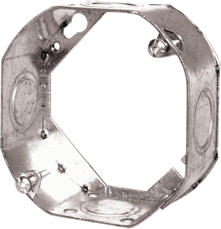 Tradeselect 55151KBAR Octagonal Box, 4 in OAW, 1-1/2 in OAD, 4 in OAH, 4 -Knockout, Metal Housing Material – image 1