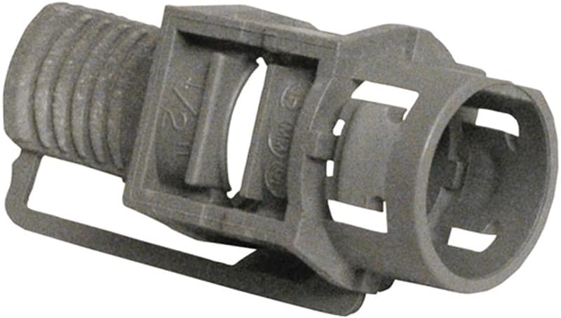 Hubbell NMSI050R5 Non-Metallic Connector, 1/2 in, Plastic, Gray – image 1