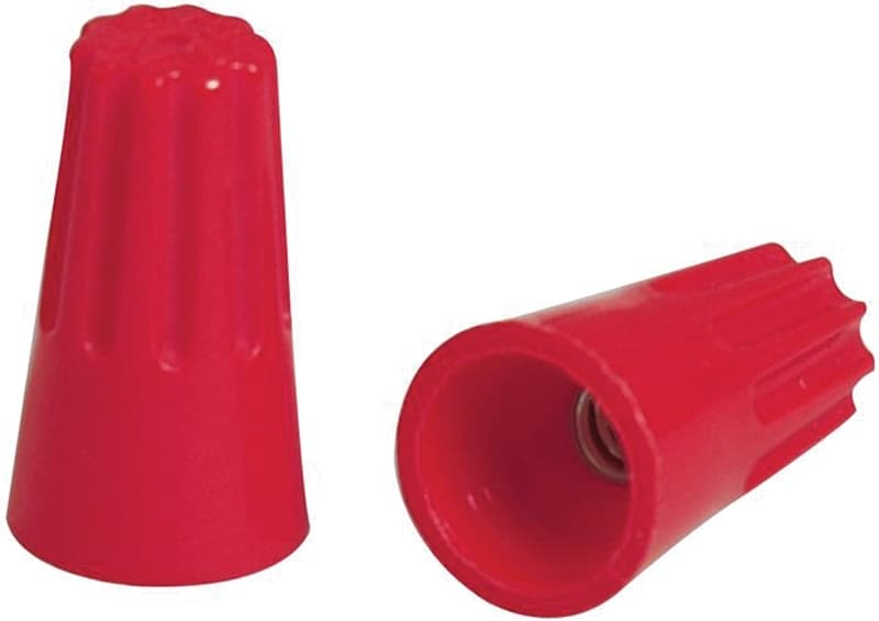 Hubbell HWCS6H150 Wire Connector, 22 to 10 AWG Wire, Thermoplastic Housing Material, Red – image 1