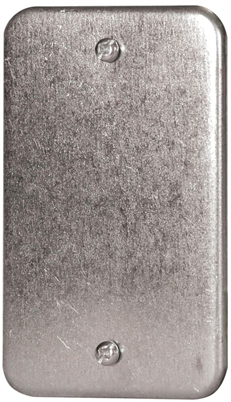Hubbell 11C4BAR Utility Box Cover, 4 in L, 2-1/2 in W – image 1