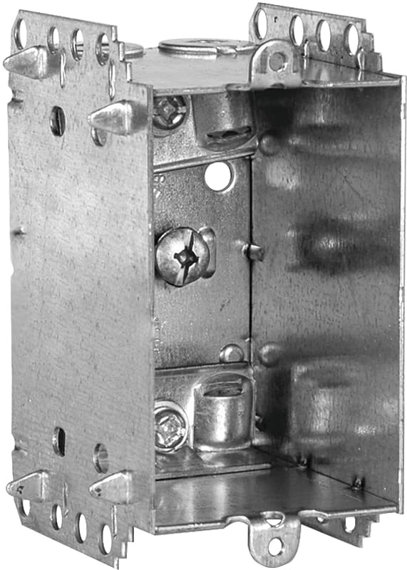 Hubbell 2104LLEUBAR Device Box, 1-Gang, Metal – image 1