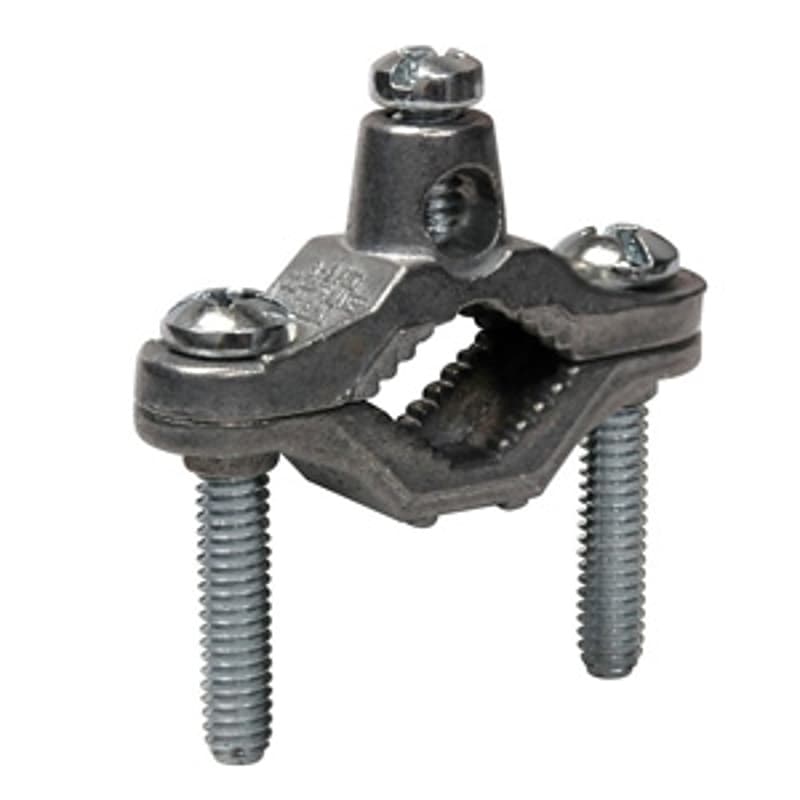 Tradeselect GCB0510R1 Ground Clamp, Clamping Range: 1/2 to 1 in, Brass/Steel – image 1