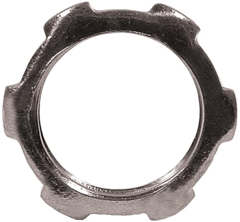Hubbell LNS100R5 Conduit Locknut, 1 in, Steel – image 1