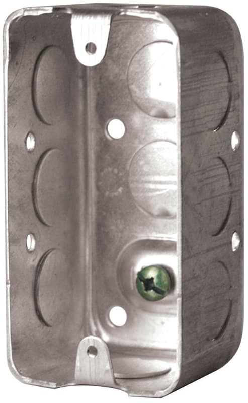 Hubbell 2020BAR Utility Box, 10-Knockout, 1/2 in Knockout, Screw – image 1