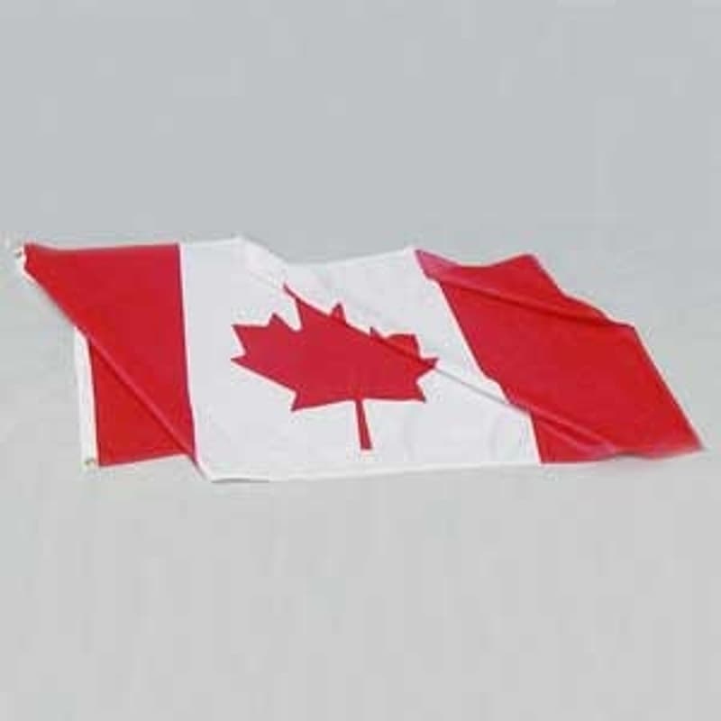 Flying Colors 34-007236H Canada Flag, 72 in W, 36 in H, Nylon – image 1