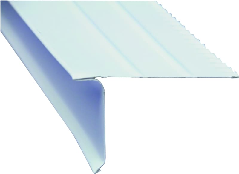 Amerimax 5504500120 Roof Edge, 10 ft L, Aluminum, White – image 1