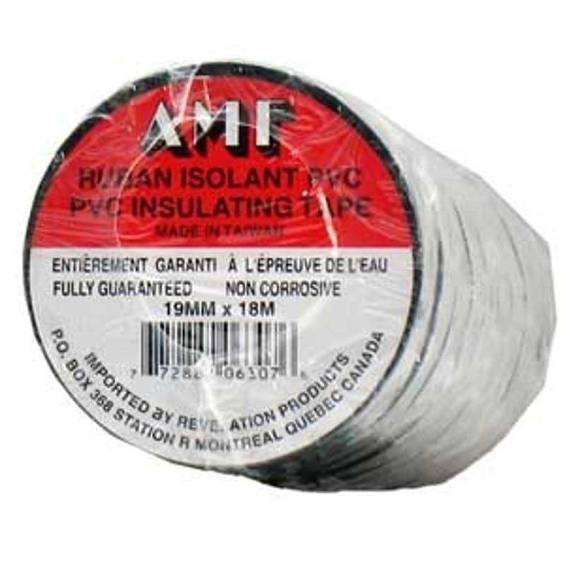 CHF 1635 Electrical Tape, 60 ft L, 3/4 in W, PVC Backing, Black – image 1