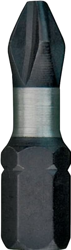 Milwaukee 48-32-4601 Insert Bit, #2 Drive, Phillips Drive, 1/4 in Shank, Hex Shank, 1 in L, Proprietary Steel – image 1