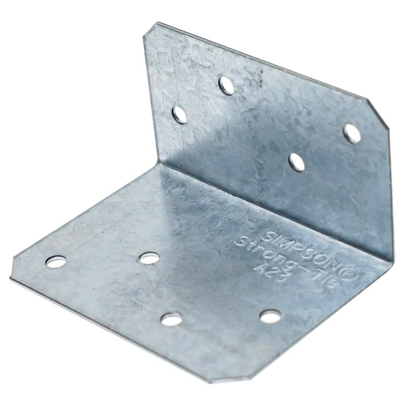 Simpson Strong-Tie A23Z Angle, 1-1/2 in W, 2 in D, 2-3/4 in H, Steel, ZMAX – image 1