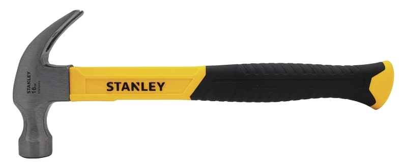 STANLEY STHT51512 Nailing Hammer, 16 oz Head, Curved Claw Head, Steel Head, 13 in OAL – image 1