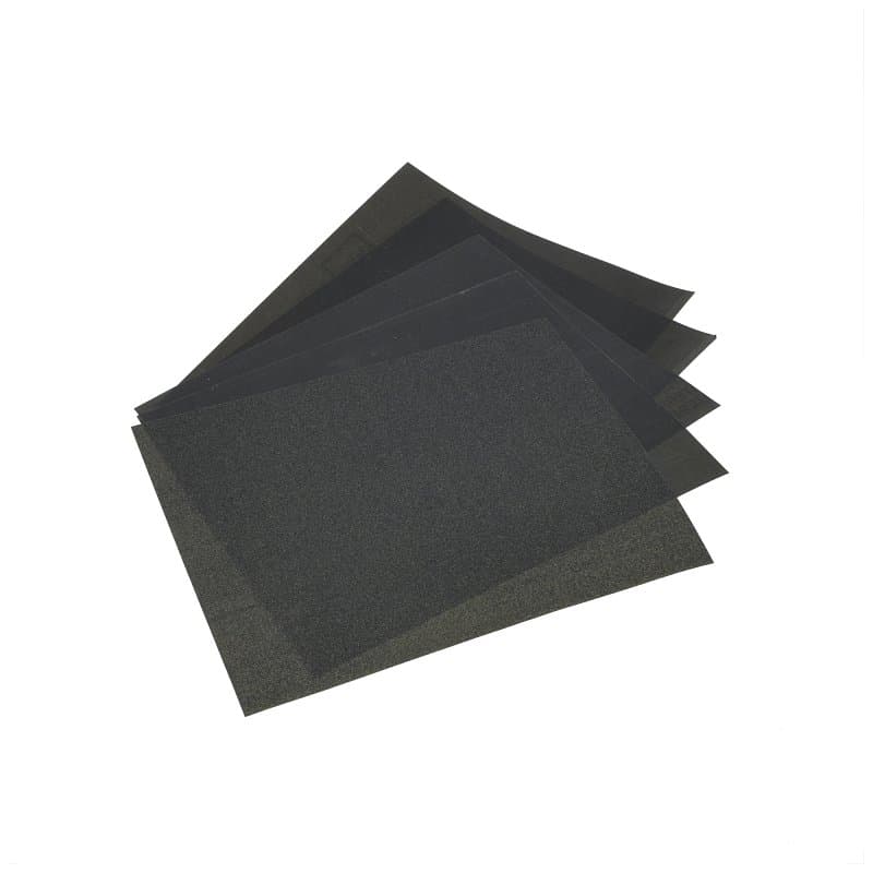 Norton 48110 Sanding Sheet, 9 in L, 11 in W, 440, 320, 220 Grit, Aluminum Oxide Abrasive – image 1