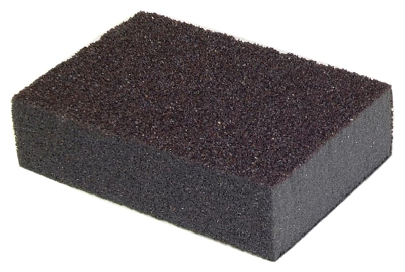Norton MultiSand 49504 Sanding Sponge, 4 in L, 2-3/4 in W, Fine, Medium – image 1