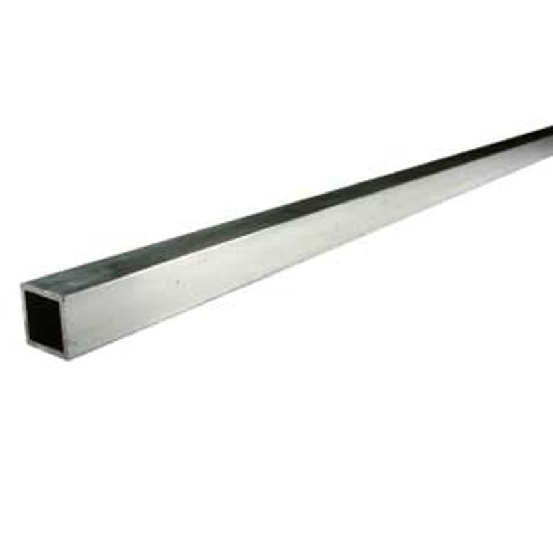 Reliable Mekano Series SQTA3436 Metal Tube, Square, 36 in L, 3/4 in W, Aluminum – image 1